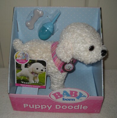 10389 NRFB Baby Born Puppy Doodle Dog with Accessories | eBay