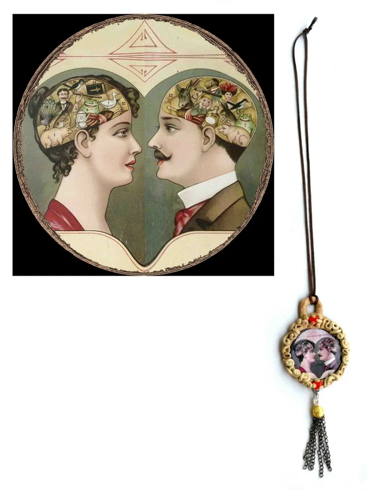 amor atracción talismán dijes mujer moda joyería collar amuleto colgante por Foto 2 de 4