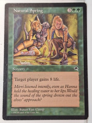 Natural Spring - Tempest - Magic the Gathering MTG Nice!