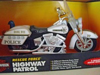 In Box Harley-davidson Battery Operated Rescue Force Police Motorcycle In Box Harley-davidson Battery Operated Rescue Force Police Motorcycle