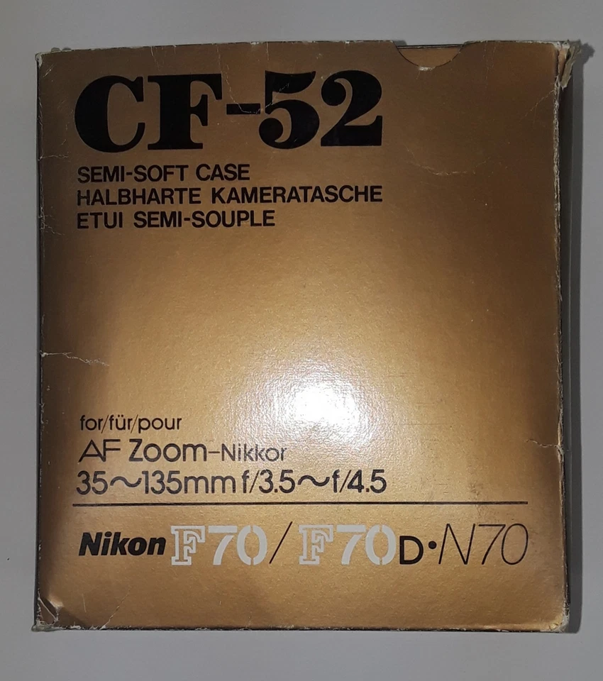 Estuche semisuave Nikon CF-52 (¡TOTALMENTE NUEVO!) Foto 2 de 4
