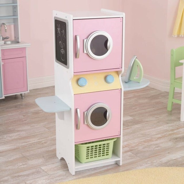 kidkraft washer and dryer espresso