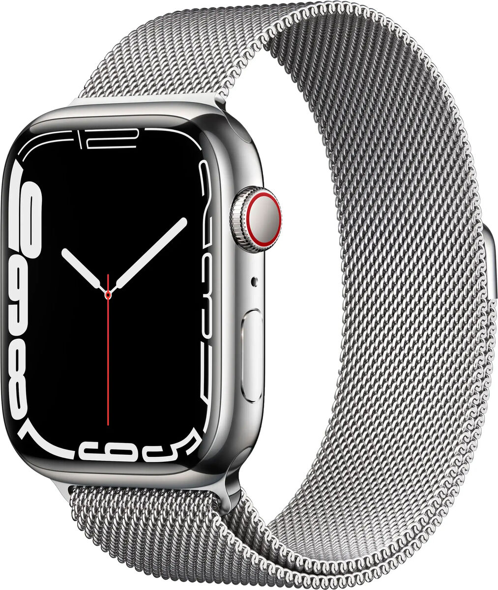 Apple Watch Series 7 45mm Case with Milanese Loop Apple Watch Series 7 45mm Case with Milanese Loop