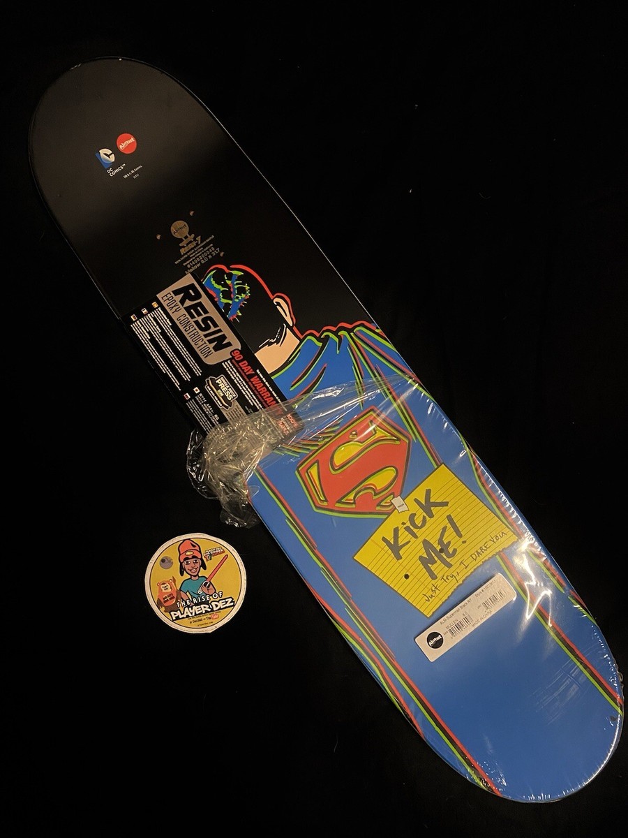 RARE Rodney Mullen Superman Almost DC Comics Skateboard Deck