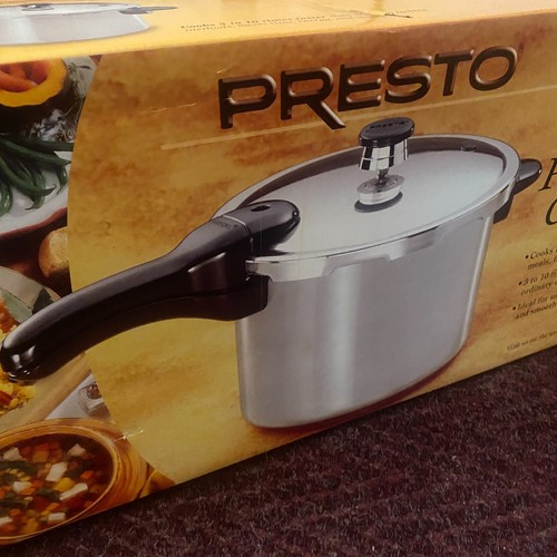 Presto 6 Quart (5.7L) Aluminum Pressure Cooker Stock 21-546 Brand New Sealed Box - Picture 16 of 21