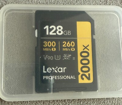 Lexar Pro 2000x 128GB Class 10 SDXC Speicherkarte (LSD2000128G-BNNAG) Garantie
