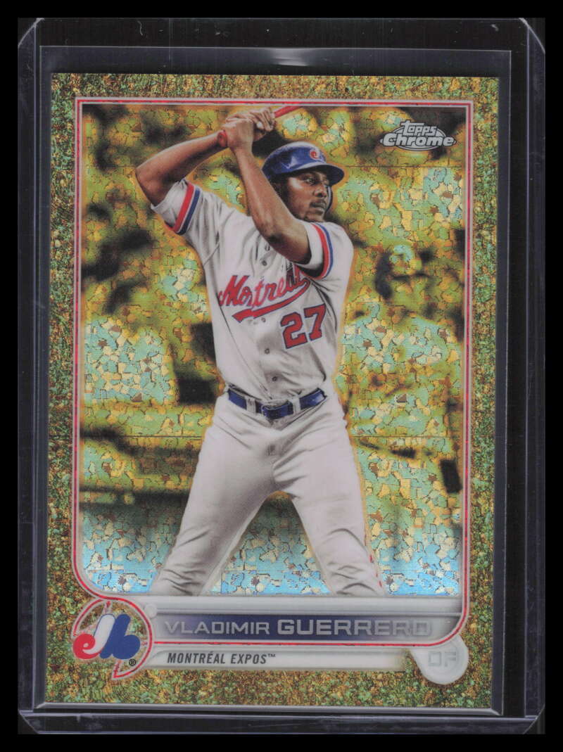 2022 Topps Gilded Chrome Gold Mini-Diamond Refractor Vladimir Guerrero 47/50