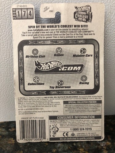 2000 Hot Wheels '63 Vette Col. #174 - Picture 3 of 3