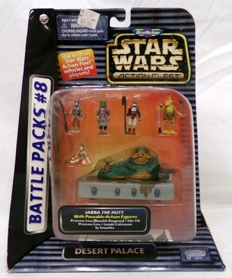 Star Wars Action Fleet Battle Packs #8 Desert Palace Micro Machines Set New