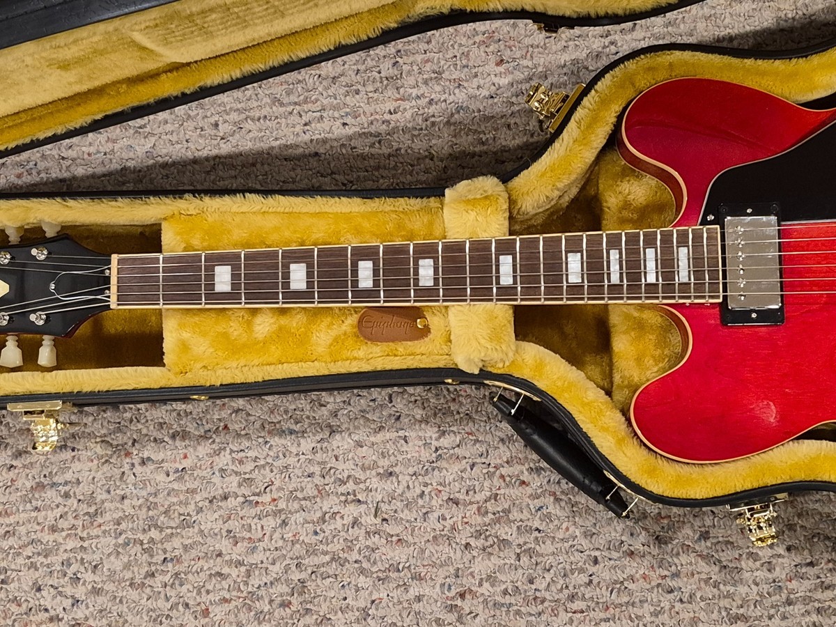 Epiphone Joe Bonamassa 1962 ES-335 w/ Hard Case and COA | eBay