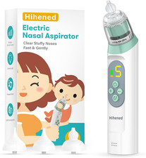 Electric Nasal Aspirator for Baby, Nose Aspirator for Toddlers, Waterproof Baby