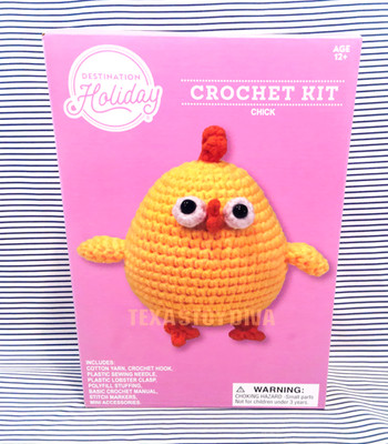 Destination Holiday Easter Spring Baby Chick Crochet Kit Yarn Hook Stuffing READ