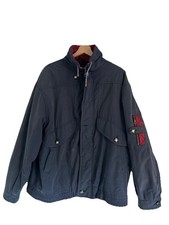 Herren Übergangsjacke Grau/Rot, Steppfutter,...