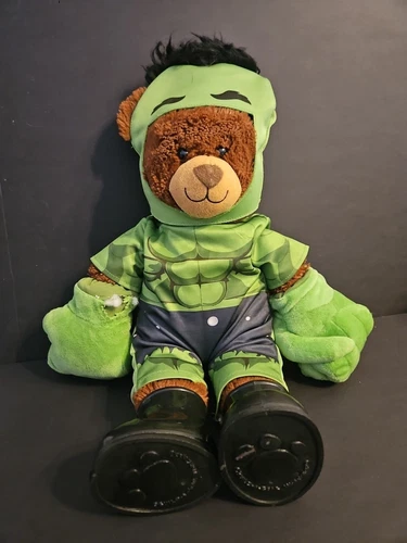 Build A Bear The Incredible Hulk Outfit Marvel Avengers BAB Brown Bear W/ Shoes