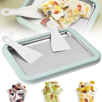 Eisplatte zum Eis Machen Eis Platte Eiscreme Maschine Ice Cream Rolls Platte