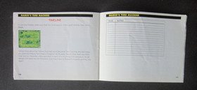 RARE! Original 1993 NINTENDO NES MARIO'S TIME MACHINE INSTRUCTION BOOKLET ONLY 