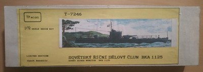 Flussmonitor, Soviet River Monitor BKA1125 Resin Model TP Model 1/72