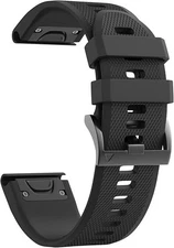 NotoCity Compatible Fenix Band 26mm Width Soft Silicone Watch Strap for Fenix