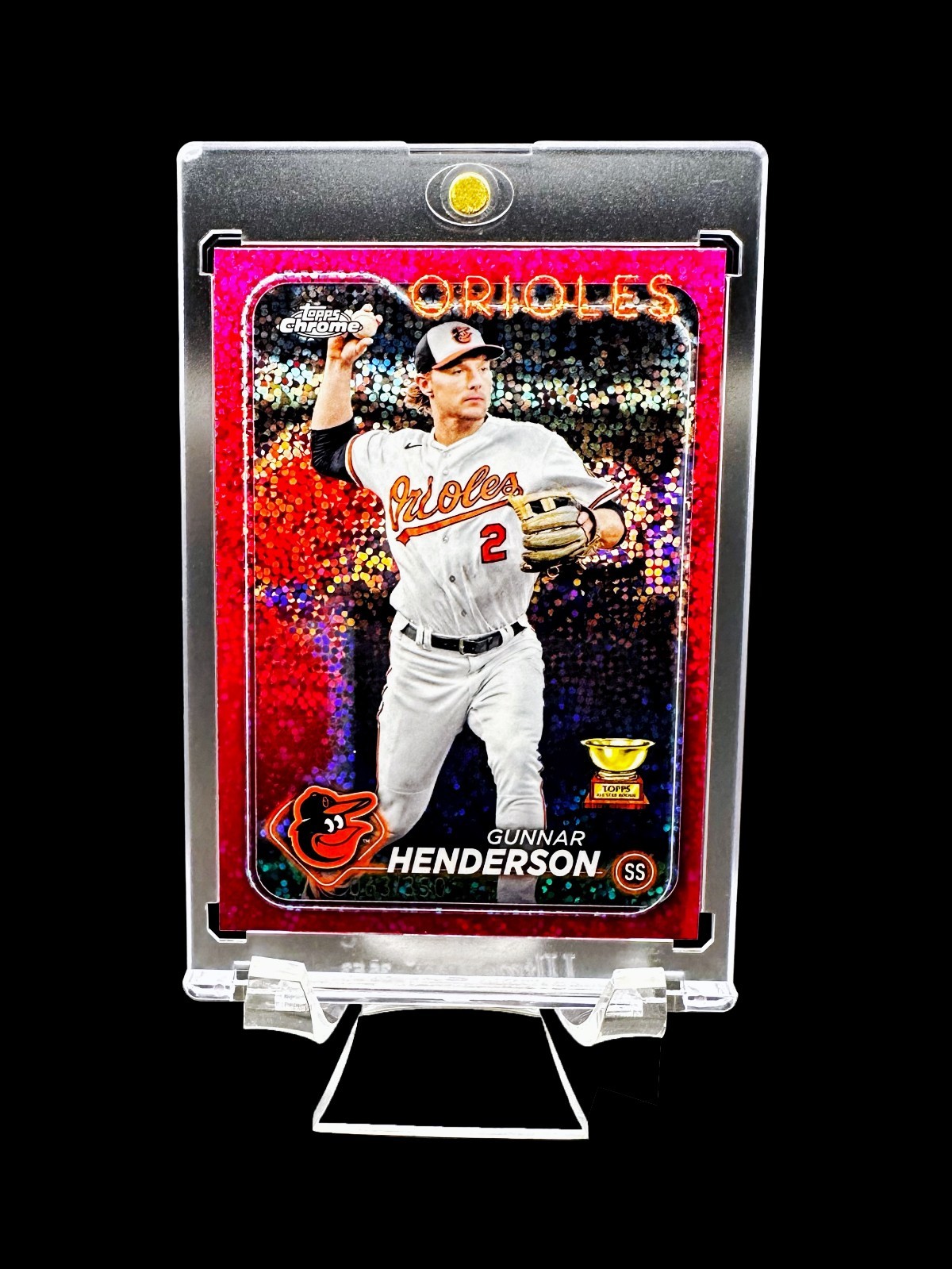 2024 Topps Chrome - Gunnar Henderson - #36 Magenta Speckle Refractor /350