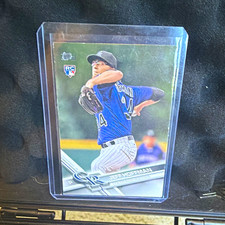 Topps 2017 Series 1 Rookie Jeff Hoffman #335 Colorado Rockies MLB Card. rookie card picture