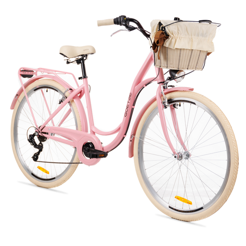 Goetze City Bike Mood 28 Zoll, 7-Gang Shimano, V-Brake, LED, Damenrad mit Korb! - Bild 38 von 134