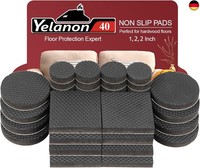 Yelanon Antirutsch Pads 40 StüCk - Antirutsch Gummi Selbstklebend,