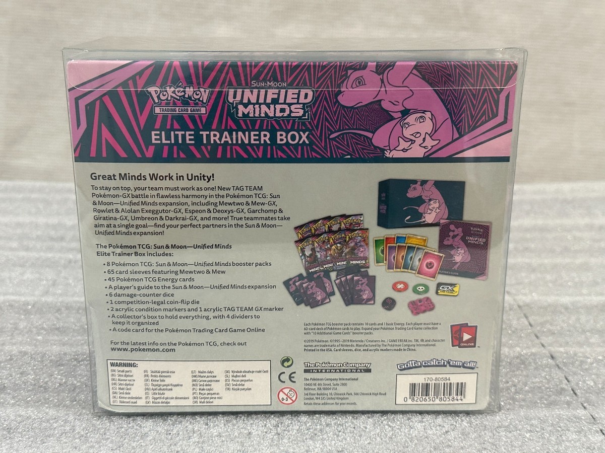 ポケモンカード　英語版　未開封　box UNIFIED MINDS ポケモンカード 英語版 未開封 box UNIFIED MINDS - メルカリ
