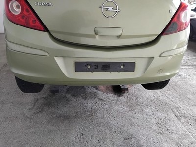 Opel Corsa D original Stoßfänger Stoßstange hinten 3-Türer BJ2006 Z30E Green Tea