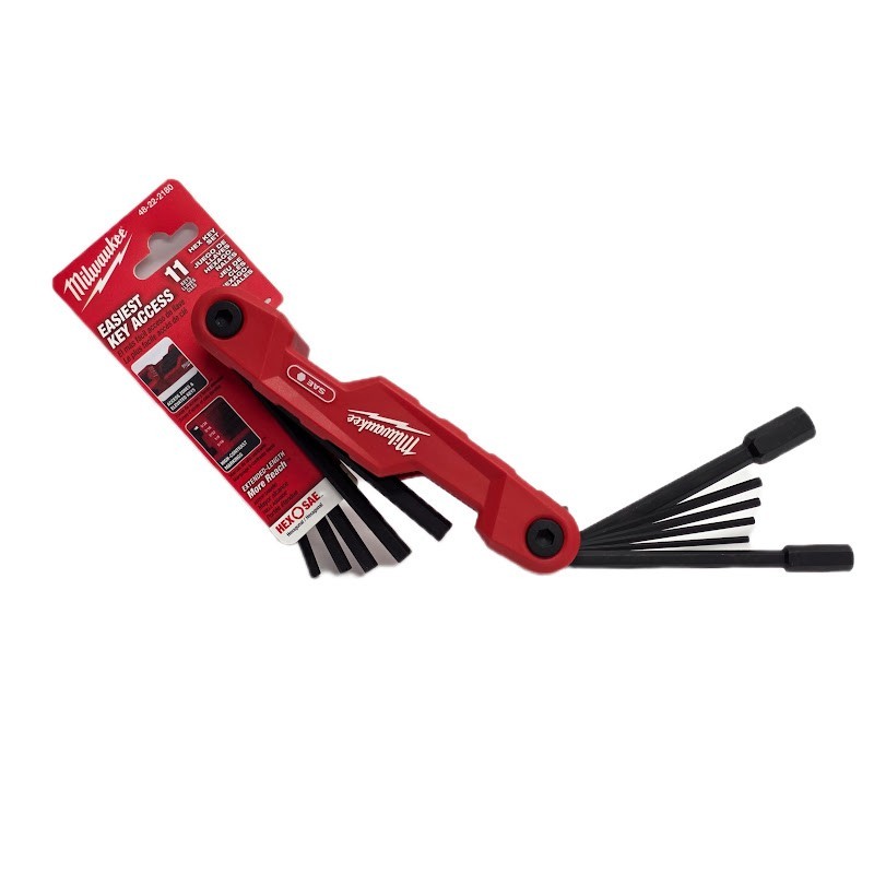 Milwaukee 48-22-2180 11-Key Electrician's Folding Hex Key Set