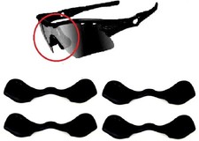 4Pc Nose Pad Piece for-Oakley Radar Path/ Radar EV Path/Radarlock Sunglass Black