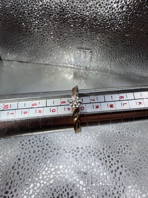 10KT Diamond Ring - image 1