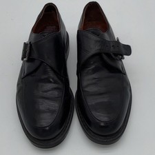 2 Johnston Murphy Leather Monk Stra Dress Shoes Buckle Men's Size 9M
