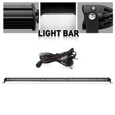 32Inch LED Work Light Bar + Harness Flood & Spot Lights Driving Offroad Car SUV