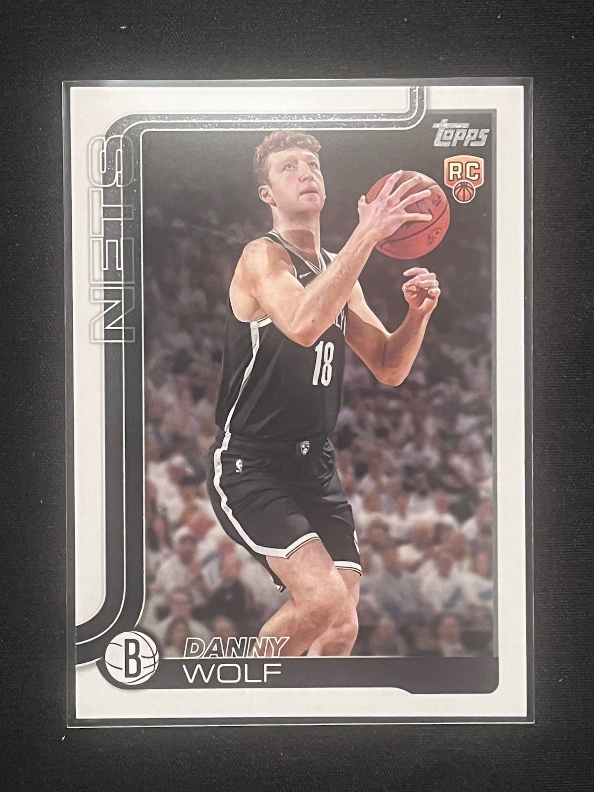 2025 Topps Basketball Flagship Danny Wolf Rookie #227 Brooklyn Nets