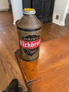 RICHBRAU Cone Top Beer Can HOME BREWING CO. RICHMOND VIRGINIA