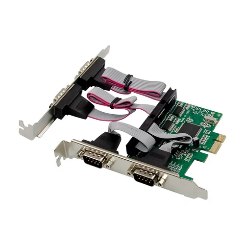 Erweiterungskarte ST310 PCIe X1 CH384L 4S DB-9 Pin RS232 COM-Port, Multifun6524