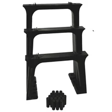 TYCO Slot Car Track Bridge Support Set Adjustable & Stackable – Set of 3 Heights