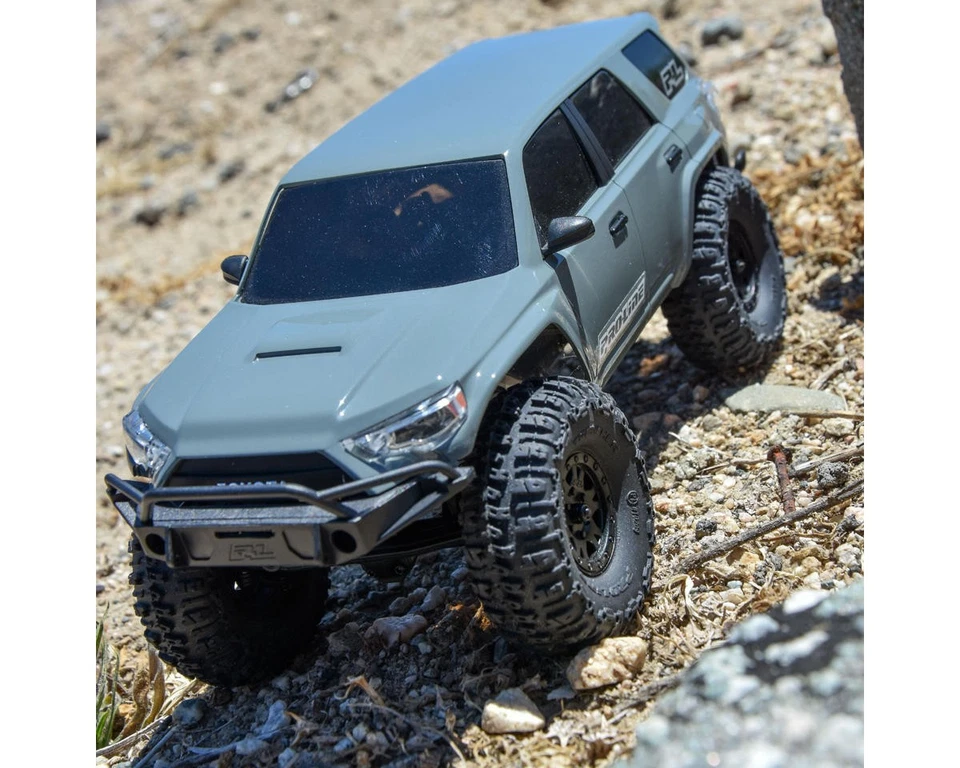 Pro-Line Axial SCX24 2024 Toyota 4Runner TRD Pro Hard Pre-Assembled Body (Grey) - Image 4 of 4