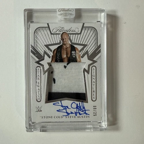 2024 WWE Panini Flawless Stone Cold Steve Austin Starswatch Signatures /25