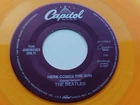 THE BEATLES  USA  45  HERE COMES THE SUN OCTOPUS'S GARDEN  CAPITOL YELLOW  VINYL