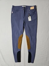 Tailored Sportsman NEW Trophy Hunter Breeches Size 30L Blue English Riding Pants