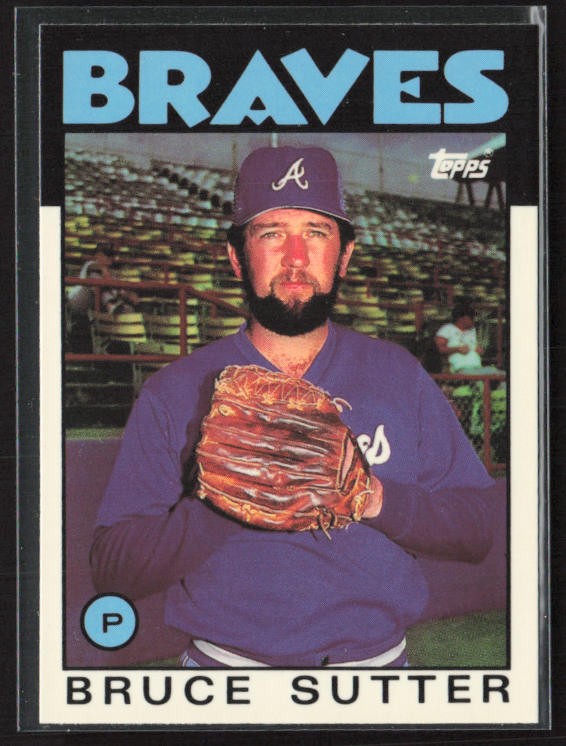 1986 Topps #620 Bruce Sutter Collector's Edition (Tiffany)