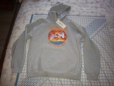 MENS MEDIUM GRAY LED ZEPPELIN U.S TOUR 1975 HOODIE - NWT