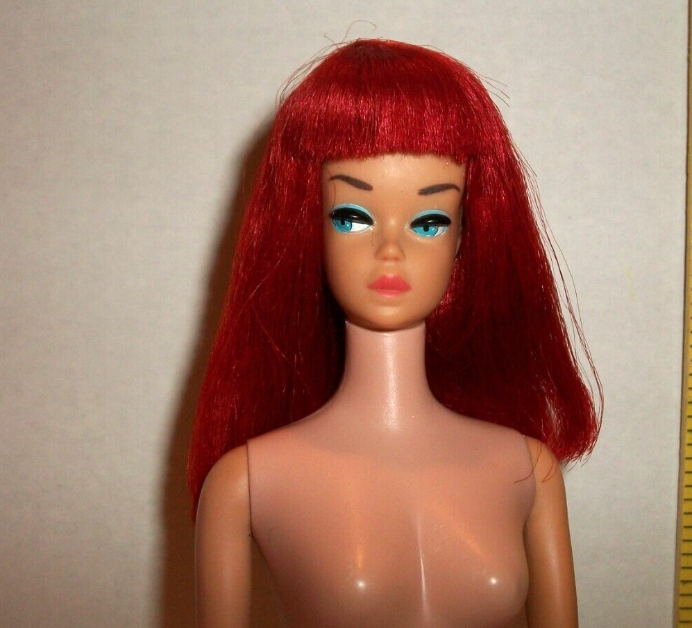 VINTAGE MATTEL BARBIE COLOR MAGIC RUBY RED WIG ONLY AMERICAN GIRL