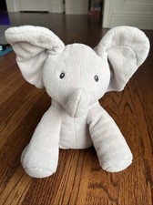 Baby GUND Flappy The Elephant Plush Toy Peek-a-Boo Animated Ears Talking Singing
