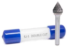 SJ-5 60° Countersink - Premium Double Cut Tungsten Carbide Burr