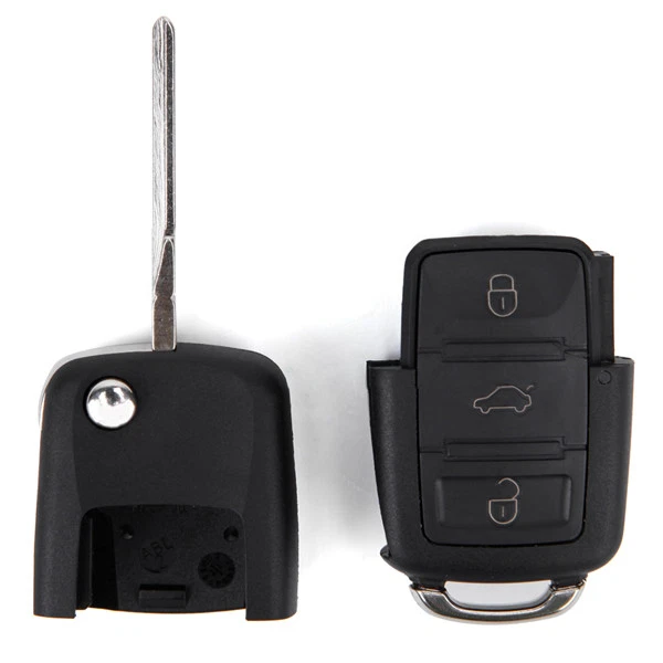 3-PULSANTI Cover Guscio Scocca Chiave Telecomando COMPATIBILE CON Golf Skoda - Immagine 4 di 4