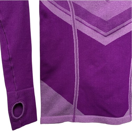 Ivviva Girls Lululemon Swiftly Long Sleeve Running Shirt Size 14 Purple Fly Tech - Picture 7 of 11