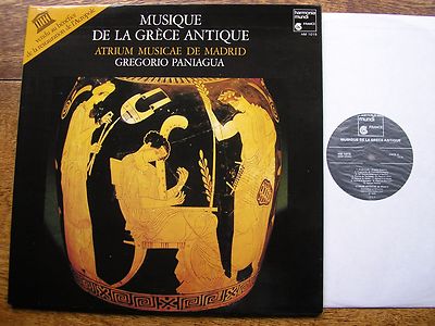 MUSIC OF ANCIENT GREECE  PANIAGUA / ATRIUM MUSICAE   AS LIST  HM 1015  NM  