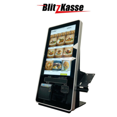 21'' SELF-SERVICE-KIOSK für Gastl für Gastronomie Eisdiele Imbiss, SB-Automat